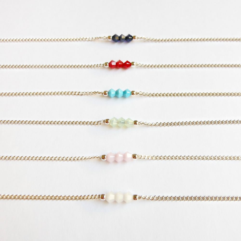 Image of Bracelet perles colorées "Pebble"