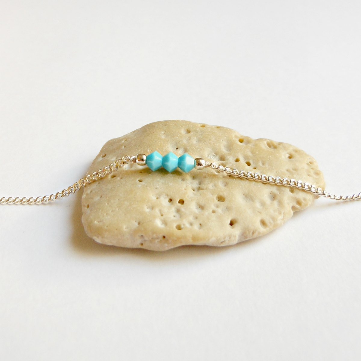 Image of Bracelet perles colorées "Pebble"