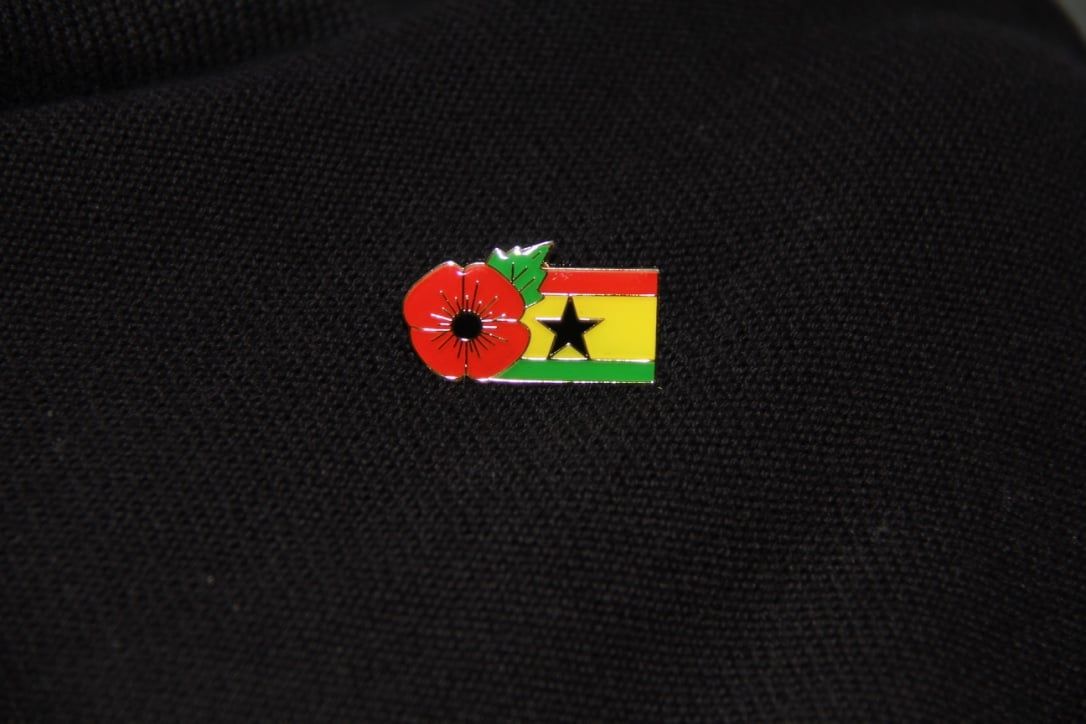 Forget Me Not Memorabilia — GHANA (BLACK STAR) FMN Poppy/Flag