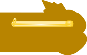 Image of BRITISH HONDURAS (BELIZE) FMN Poppy/Flag Combo Medal (28mm x 15.5mm)