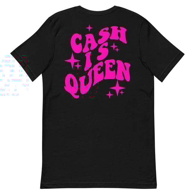 cash is queen-pink font