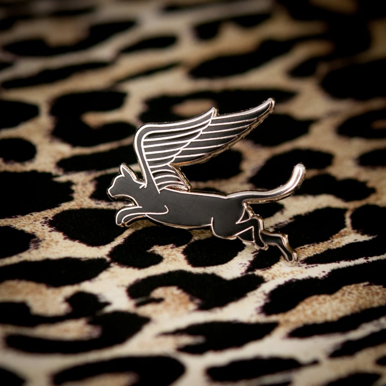 Image of Cat Wings Pin