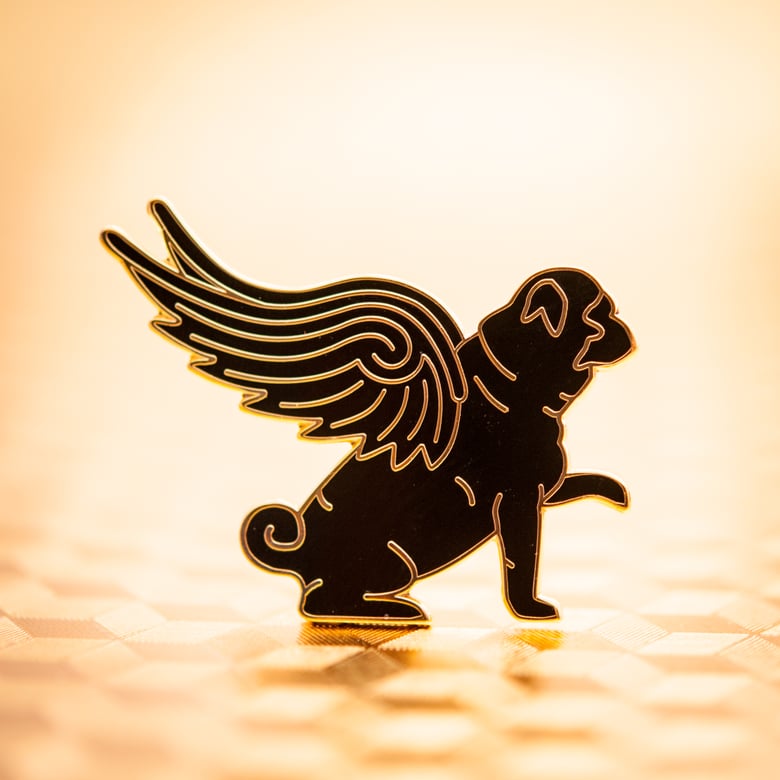 Image of Pug Wings Pin