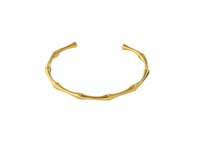 Gold Bone Cuff Bangle 