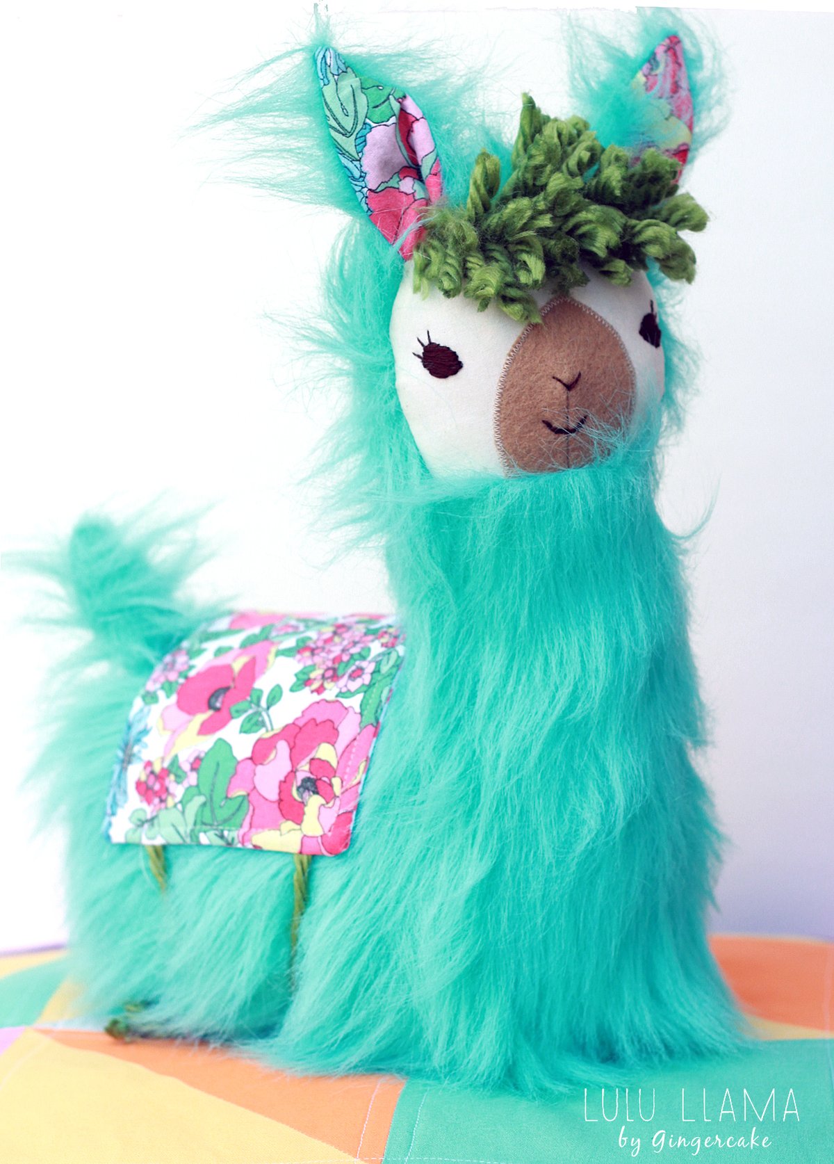 Image of  LuLu Llama Pillow PDF Sewing Pattern