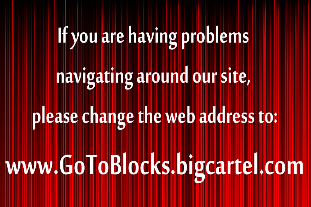 Image of www.gotoblocks.bigcartel.com