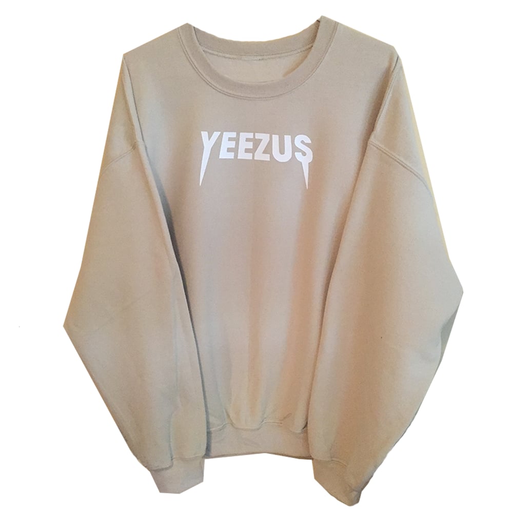 Image of Yeezus Crewneck Sweater - SAND
