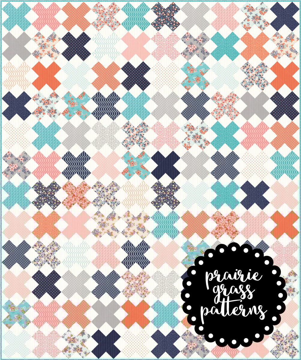 143 Crisscross Quilt Pattern {PAPER} Prairie Grass Patterns