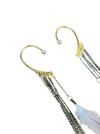 Image 3 of Star Whisperers Cuff Earrings 