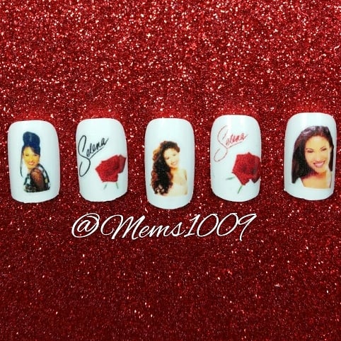 Image of Selena Nail Decals ( Water Decals)