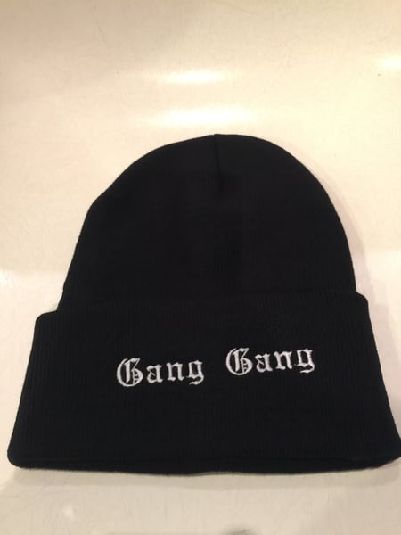 Image of Black Gang Gang Beanie