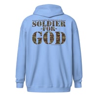 Image 3 of Soldier For God Unisex heavy blend zip hoodie