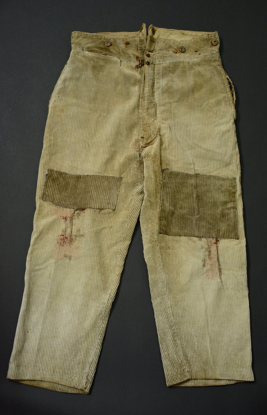 Patch corduroy pants Clearance
