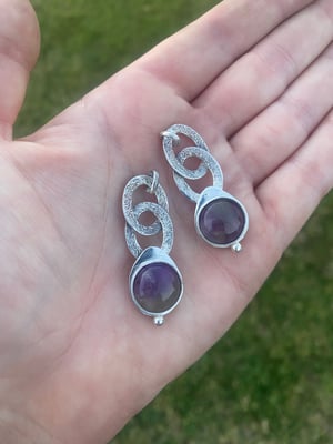 Image of Amethyst Danglies 