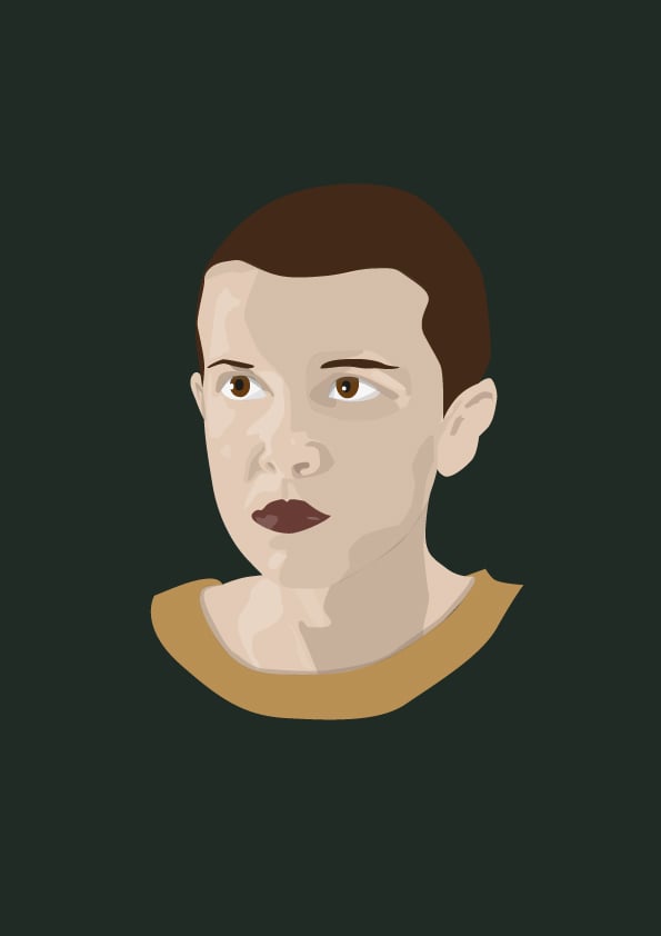 Image of Stranger Things - Eleven A2 Print