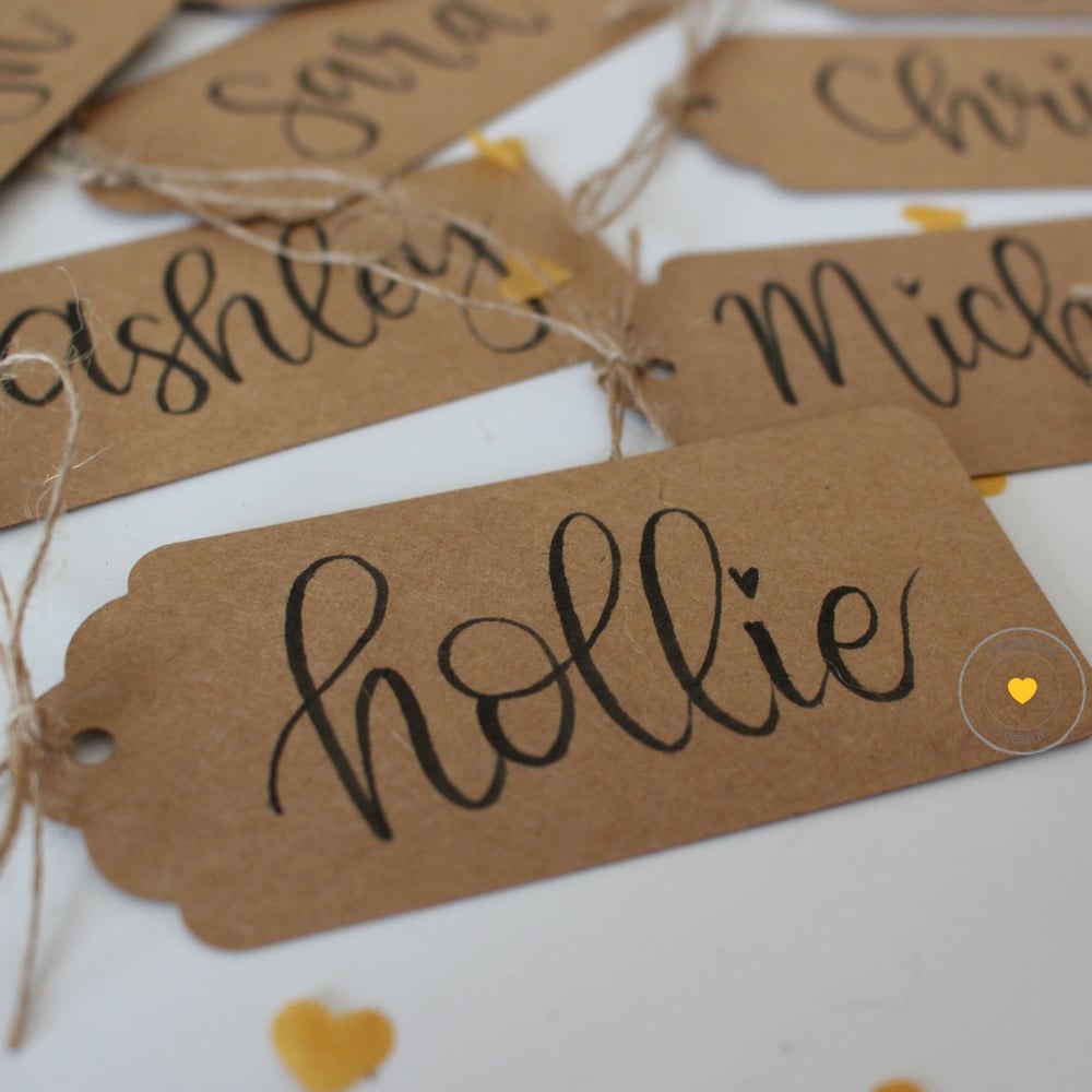 Image of Modern Calligraphy Place Cards