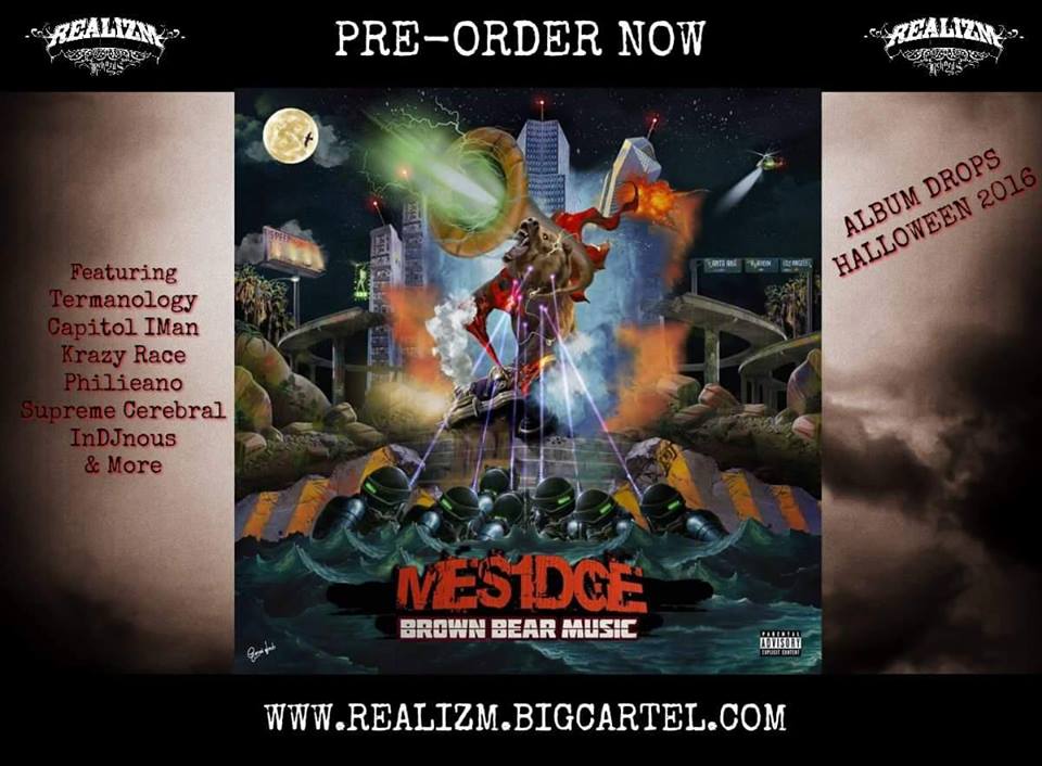 Mesidge "Brown Bear Music" CD w/ Free Stickers