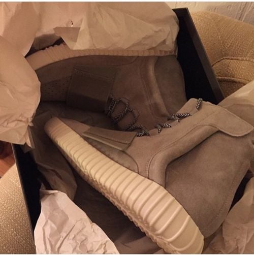 Image of Kanye West High Top Yeezy Boosts