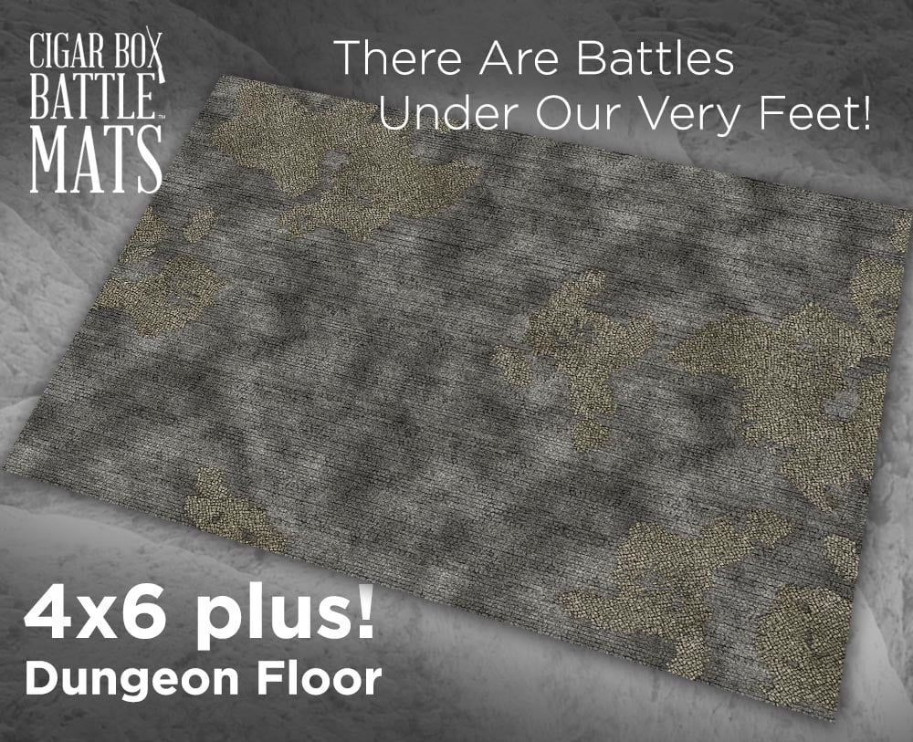 Image of Dungeon Floor -- 4x6 plus -- #420