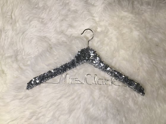 Image of Personalized Sequin Hanger