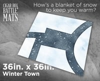 Image 1 of Winter Town -- 3x3 -- #390