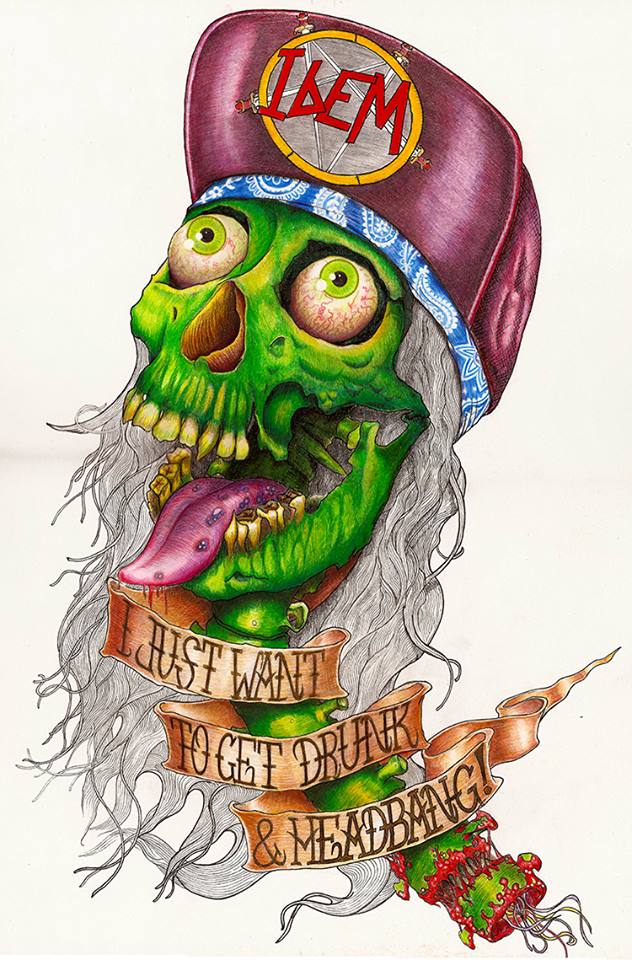 Image of The Misunderstood Dead - Get Drunk & Headbang!