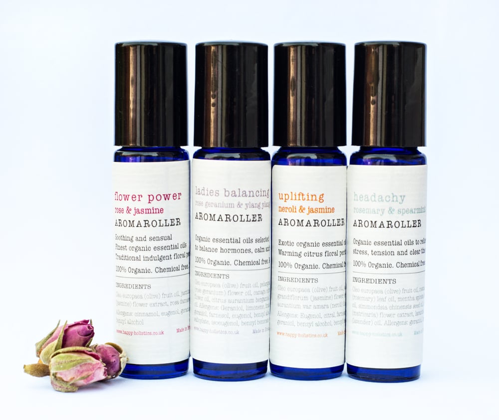 Image of Aromaroller - Organic pulse point Aromatherapy oils - Soil Association certified