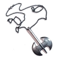 Image 1 of Labrys necklace in sterling silver (LGBTQ+ fundraiser)