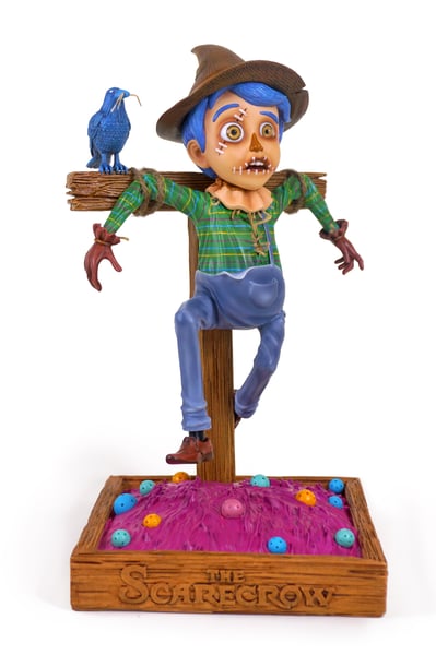 Image of "The Scarecrow" Designer Toy, 10'' Figurine (Signed and Sketched Version)