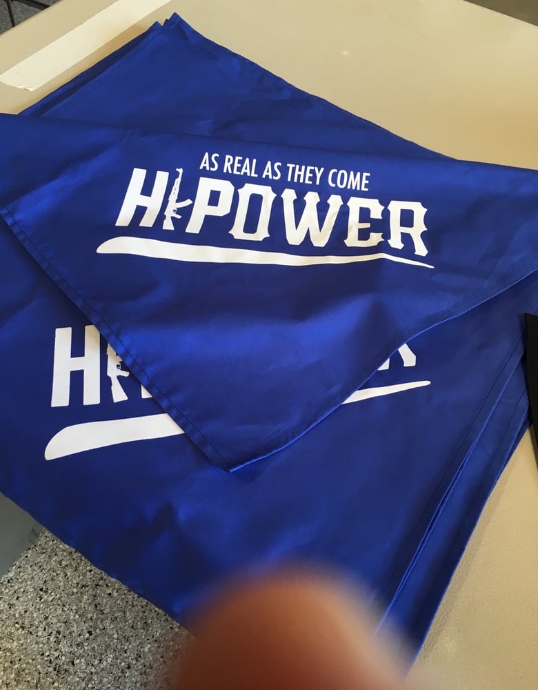 Image of HI POWER AS REAL AS THEY COME BANDANA