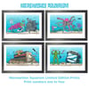 1. Merewether Aquarium A4 digital prints one to four