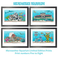 Image 1 of 2. Merewether Aquarium A4 digital prints Five to Eight