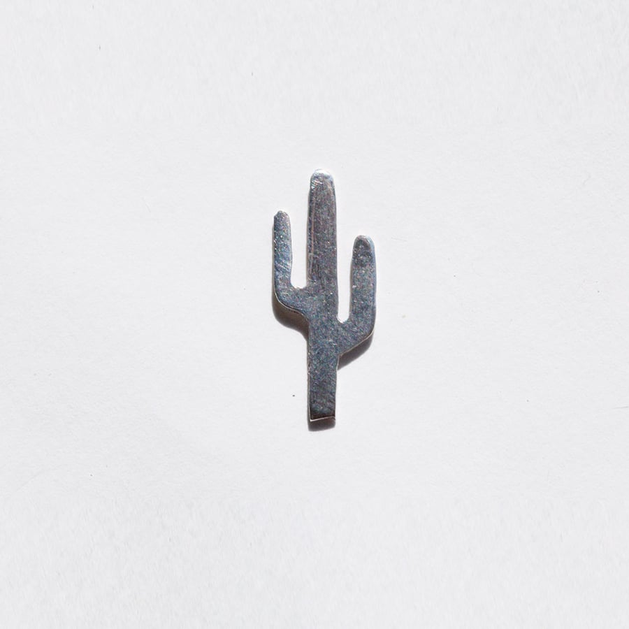 Image of  Cactus Sterling Silver Single Earring 