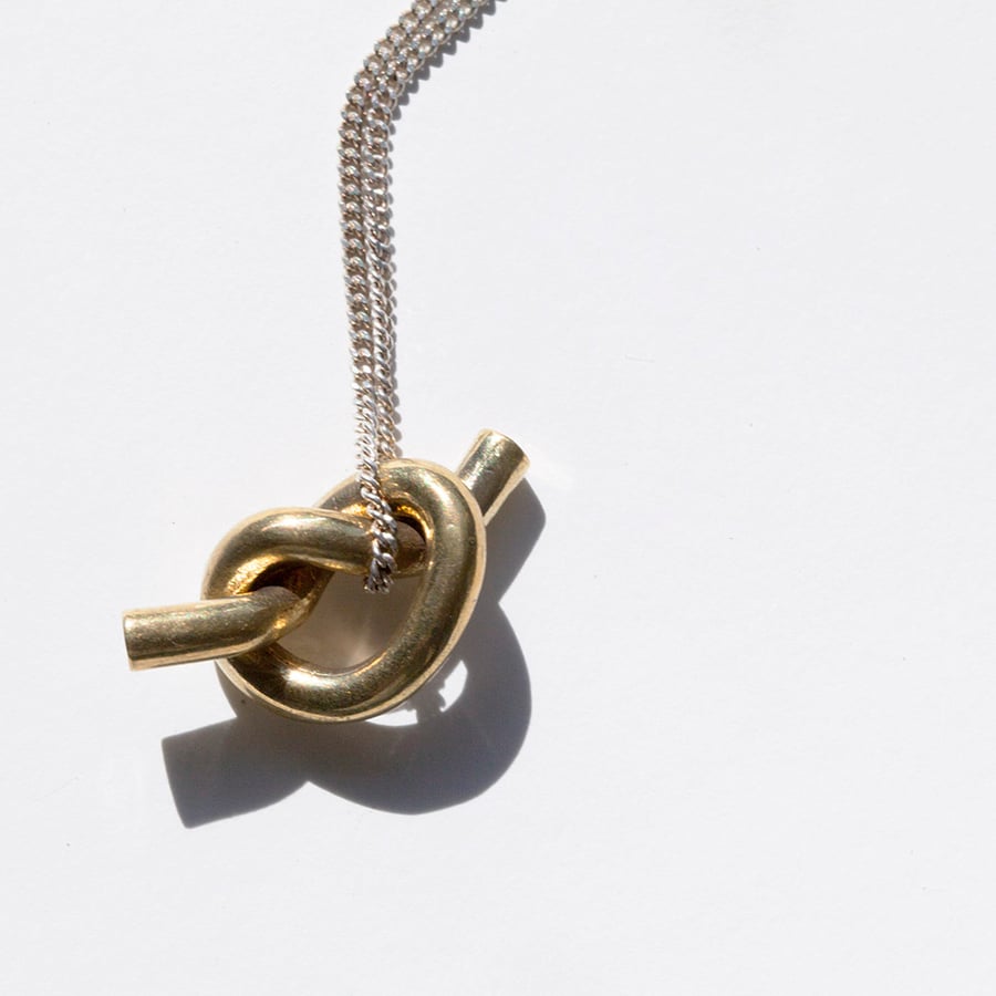 Image of Knot Pendant Necklace
