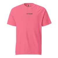 Image 3 of "errant" Unisex Garment-dyed Heavyweight T-shirt