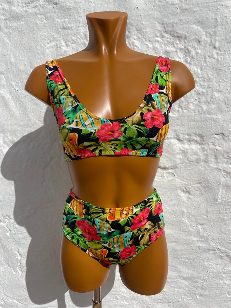 Image of Bikini alto Doris Negro
