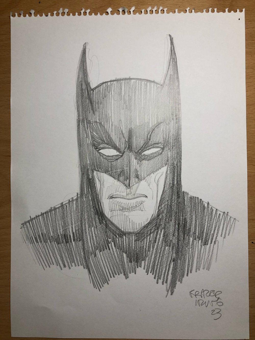 Image of Batman sketch