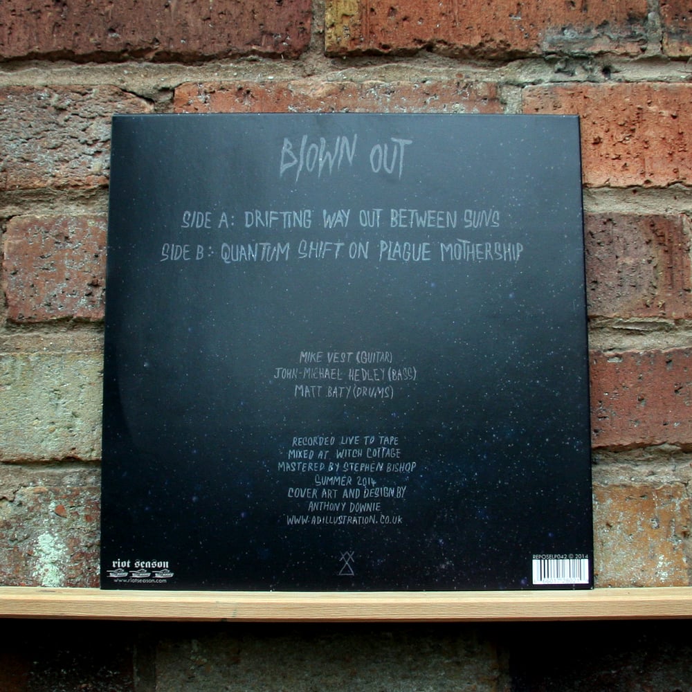 BLOWN OUT 'Drifting Way Out Between Suns' Claret Vinyl LP