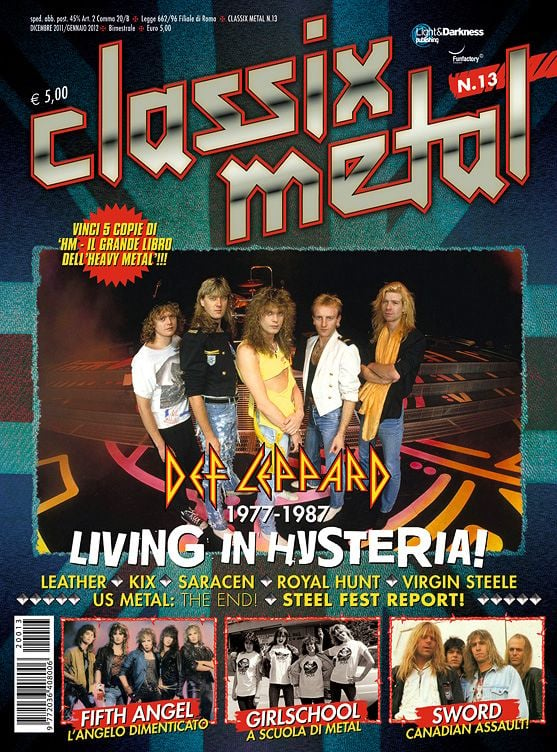 Image of CLASSIX METAL N. 13 (DICEMBRE 2011) - ATTENZIONE SOLO 5 COPIE RIMASTE!!!