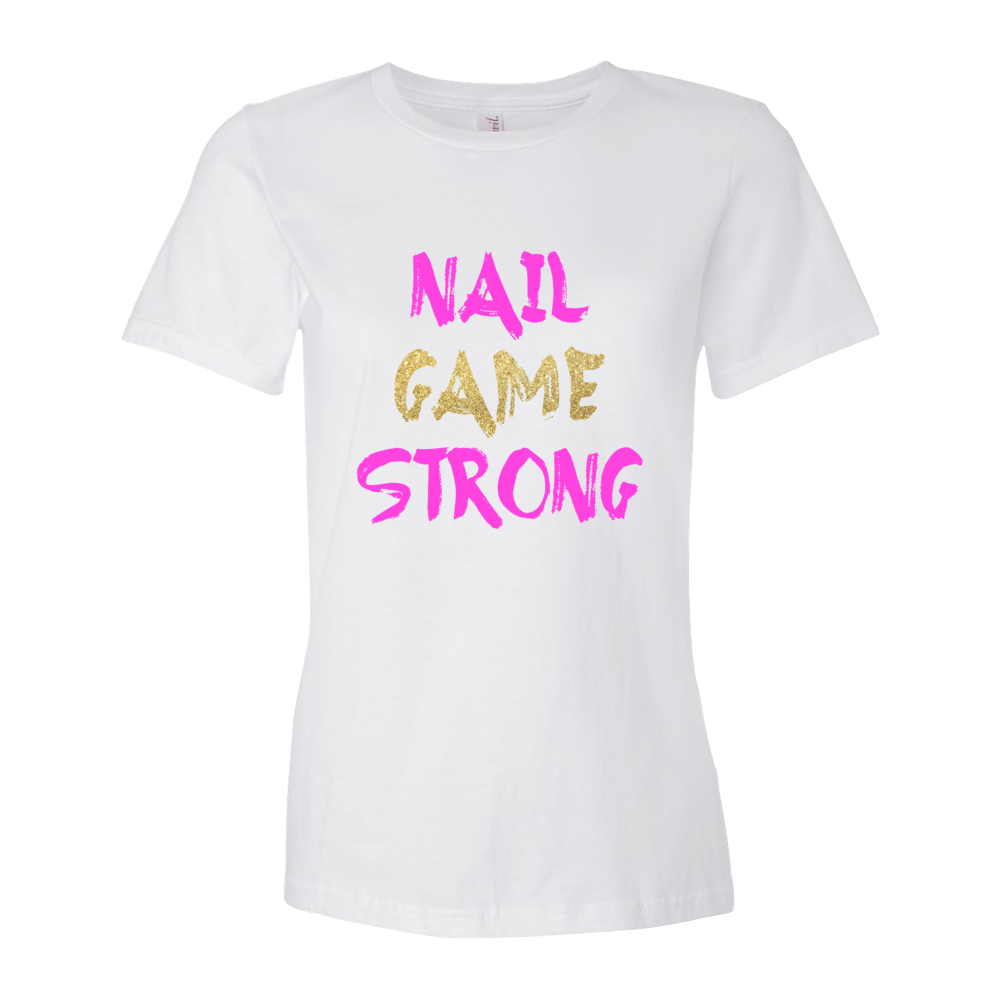 Image of "Nail Game Strong" Tshirt (White)