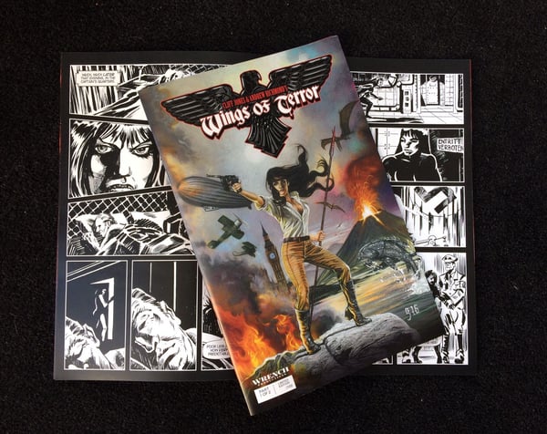 Image of Wings of Terror PRINT COMIC limited edition of 100 -- LAST FEW!