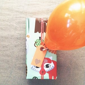 Image of Orange Gift Tags