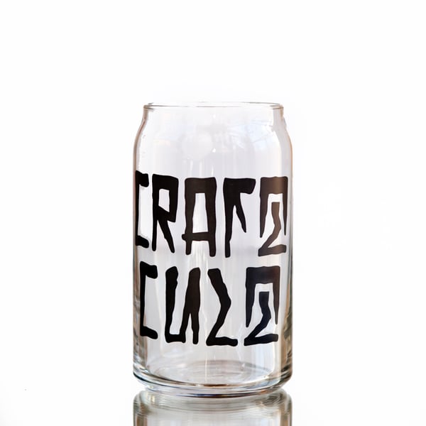 Image of Cult Can Glass & stickers