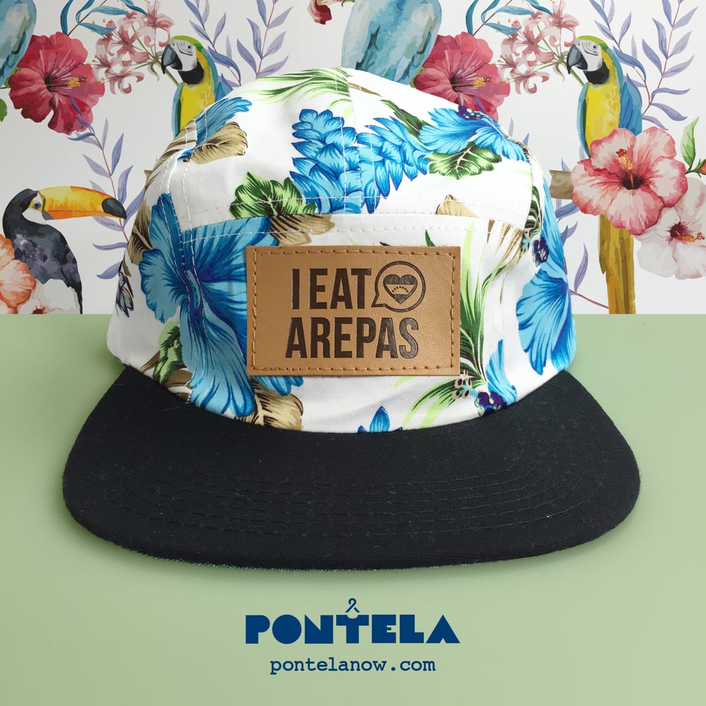 Image of I Eat Arepas Leather Royal