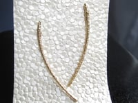 Image 3 of Sand and Surf Earrings, Cape May, gold