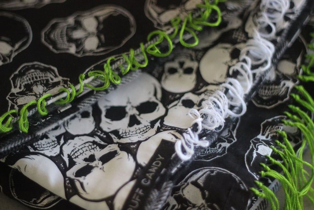 Image of Sterling Skull Scruffy- no embroidery