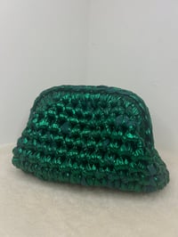 The METALLIC MINI in emerald green