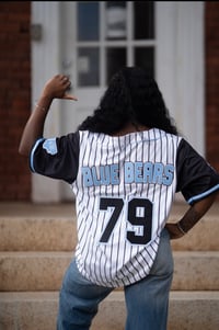 Image 4 of White Livingstone “Anniversary ” Pinstripe Jersey 