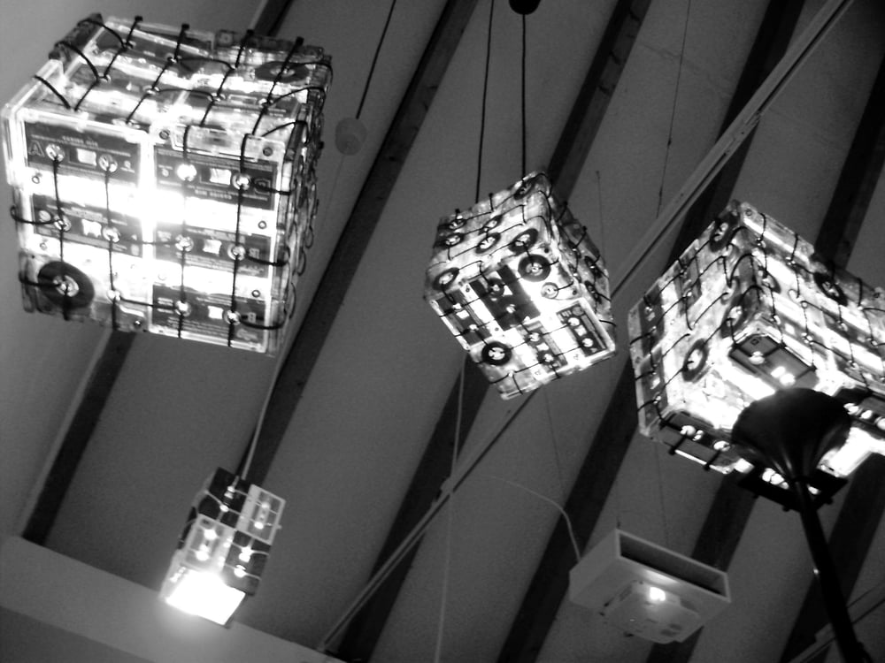 Cassette Tapes Lamp Box