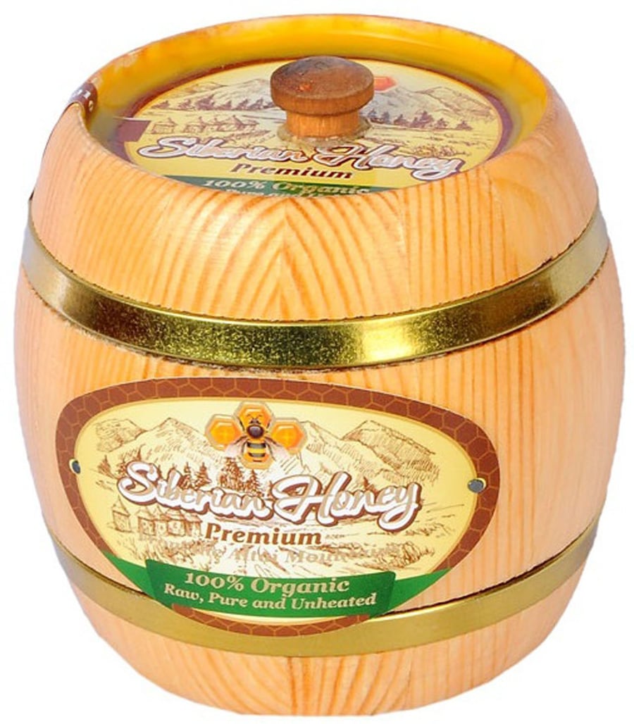 Image of Siberian Premium Honey 2LBS-100% Raw,Organic, NON-GMO,Unheated, Unprocessed (Antibiotic&Gluten FREE)